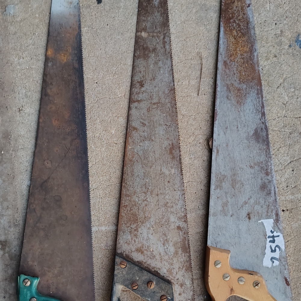 3 Hand Saws Handles